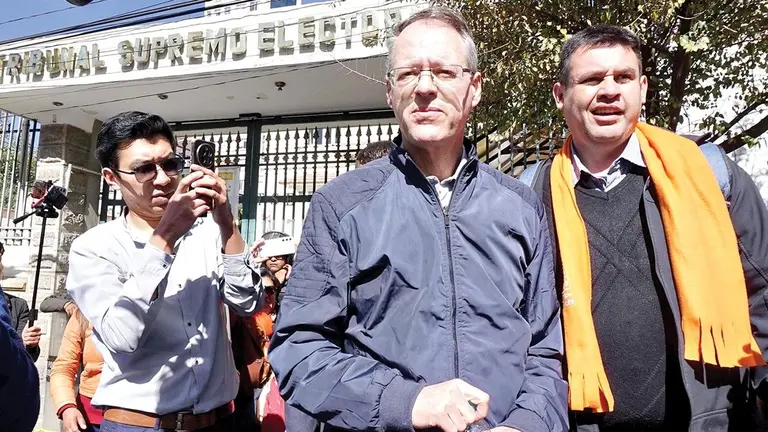 Jaime Dunn, precandidato presidencial por Nueva Generaci&oacute;n Patri&oacute;tica./ APG