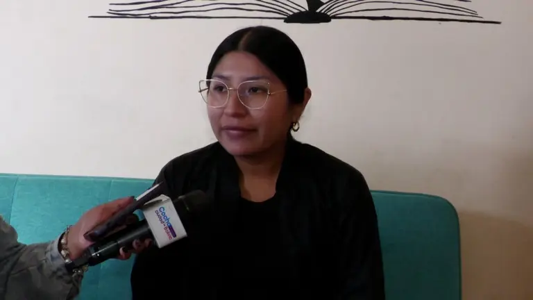 La Encargada de GAIE, Miriam Morales. ALCALD&Iacute;A