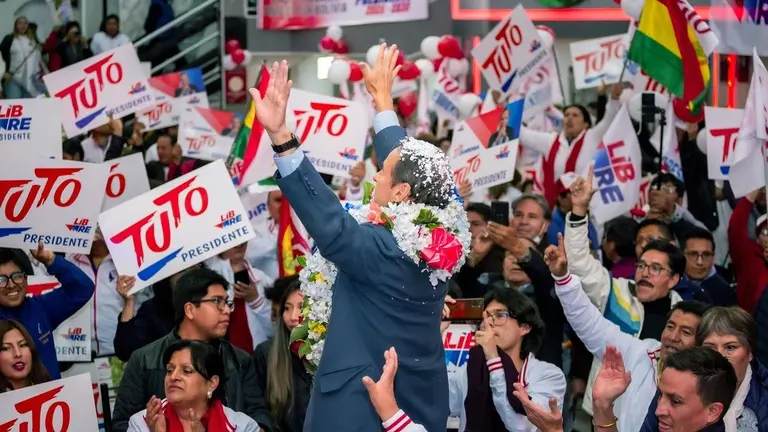 orge Tuto Quiroga en plena campa&ntilde;a./ ERBOL