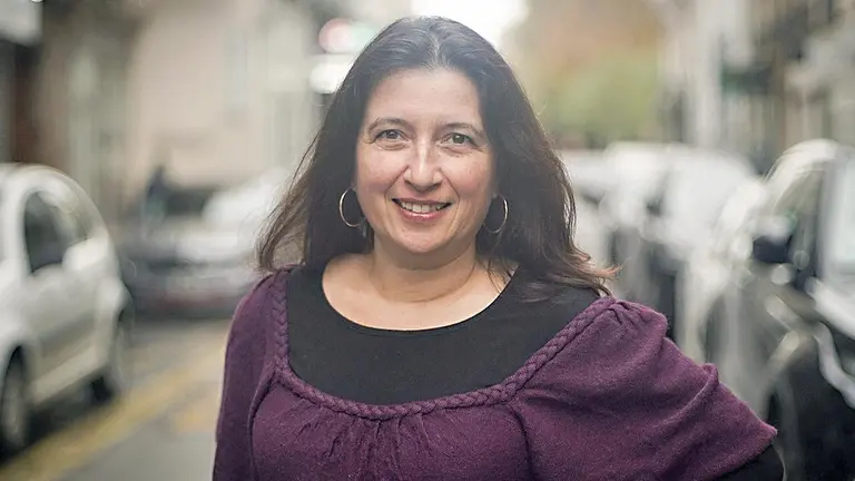 La docente, ensayista e historiadora francesa Fran&ccedil;oise Martinez./ CORTES&Iacute;A