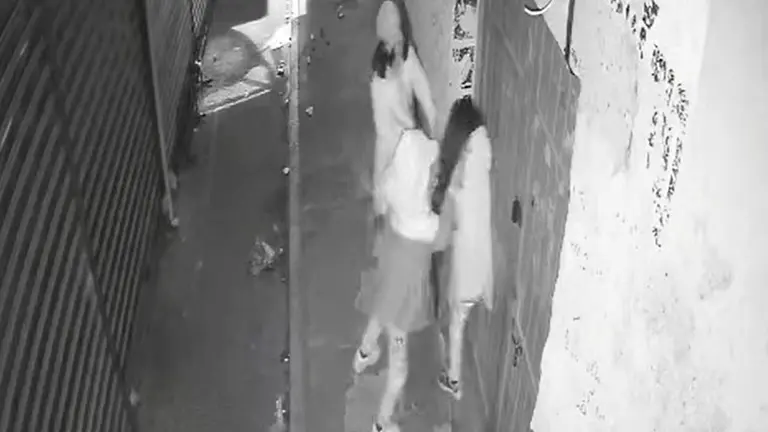 Parte de la agresión que sufrió una niña en Potosí./ CAPTURA VIDEO