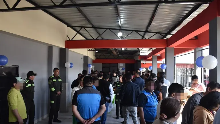La entrega de la ampliaci&oacute;n de ambientes en el recinto penitenciario San Pablo de Quillacollo, este 17 de julio. NO&Eacute; PORTUGAL