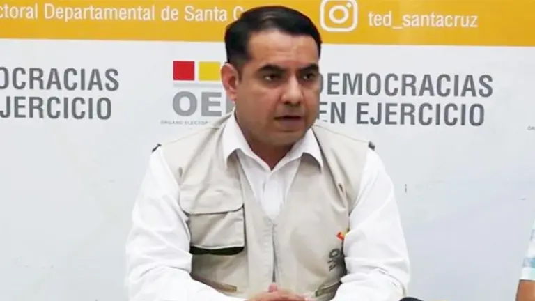 El vocal del TSE, Francisco Vargas./ OXIGENO.BO