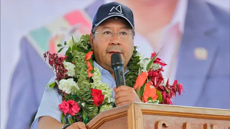 Presidente Luis Arce. CAPTURA