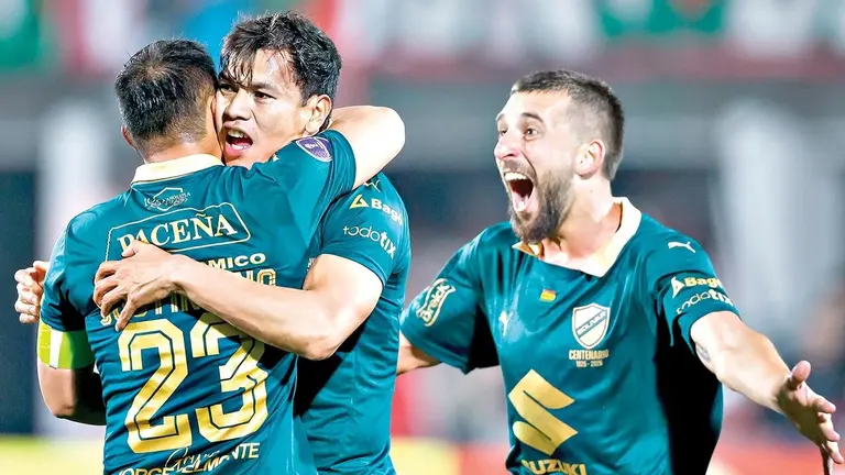 El Celeste pace&ntilde;o quiere llegar a la final de Santa Cruz./ APG
