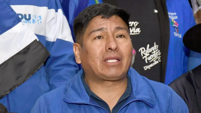 El presidente de la dirección nacional del Movimiento Al Socialismo (MAS-IPSP), Grover García./ APG