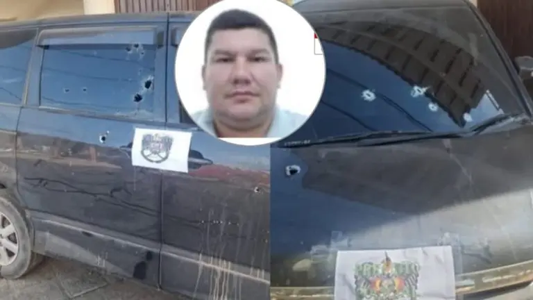 As&iacute; qued&oacute; el auto en el que iba &Eacute;dgar Menacho Dorado, vinculado con el triple asesinato de 2022. RRSS