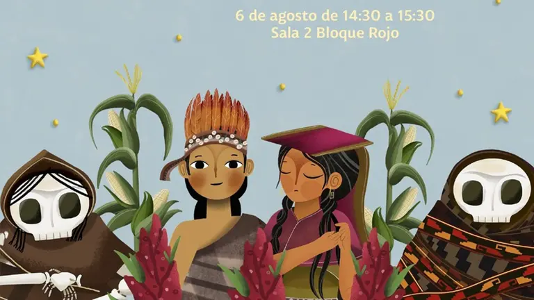 Afiche promocional de la presentaci&oacute;n de 20 memorias animadas es la oferta del Musef en la FIL La Paz. ABI