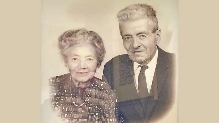 Los esposos, María Cabero Candia y Emilio Sfeir Sfeir.