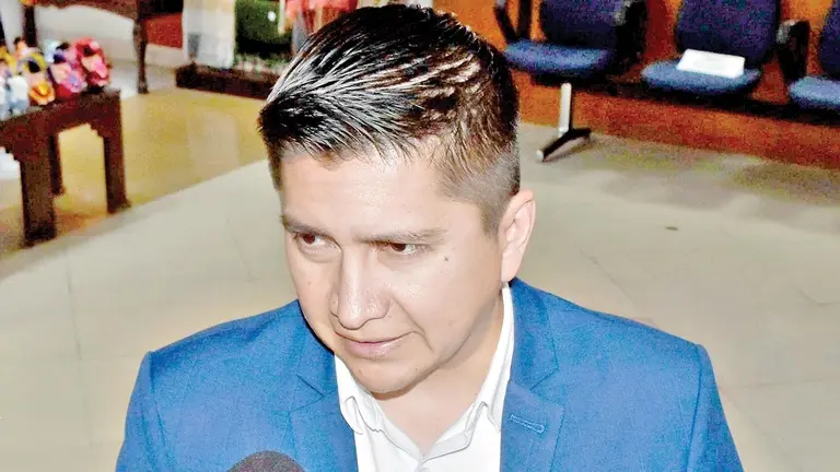 Juan Carlos Medrano, presidente del Concejo Municipal de Santa Cruz. / APG