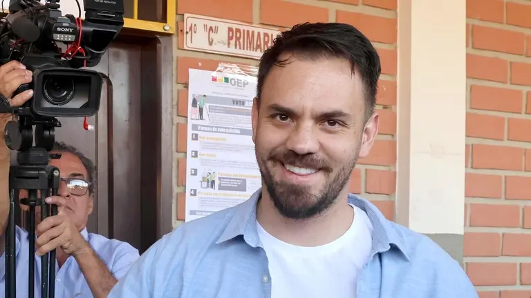 El candidato a presidente por el MAS, Eduardo del Castillo./ APG