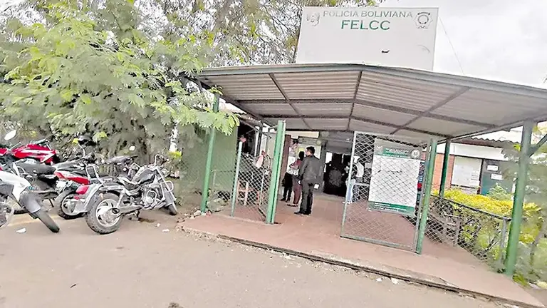 Frontis de oficinas de la FELCC de Cochabamba./ ARCHIVO