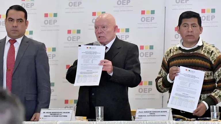 El Tribunal Supremo Electoral (TSE) oficializó los resultados de las elecciones generales celebradas el 17 de agosto./ APG