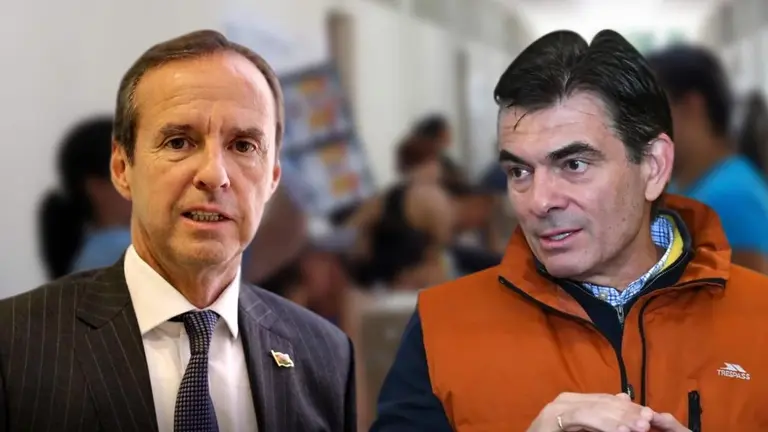 Tuto Quiroga (i) y Rodrigo Paz (d). COMPOSIC&Oacute;N OPINI&Oacute;N