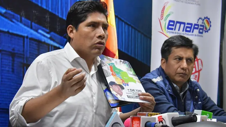 El exgerente de Emapa, Franklin Flores. AHORA EL PUEBLO