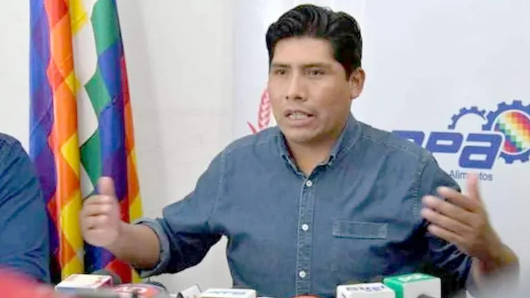 El exgerente de Emapa, Franklin Flores./ OXIGENO.BO