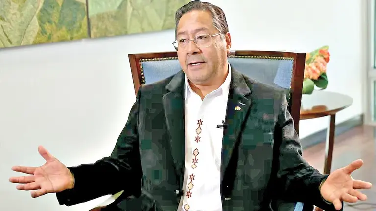 El presidente de Bolivia, Luis Arce./ LA PRENSA
