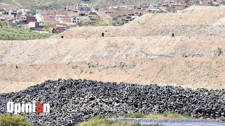 El relleno sanitario de Cochabamba, en K&rsquo;ara K&rsquo;ara./ DICO SOL&Iacute;S