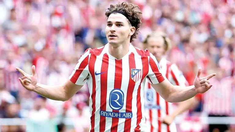 Juli&aacute;n &Aacute;lvarez, el goleador Colchonero. / FACEBOOK ATL&Eacute;TICO MADRID