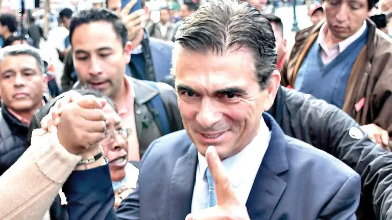 Rodrigo Paz, candidato a presidente por el PDC./ APG