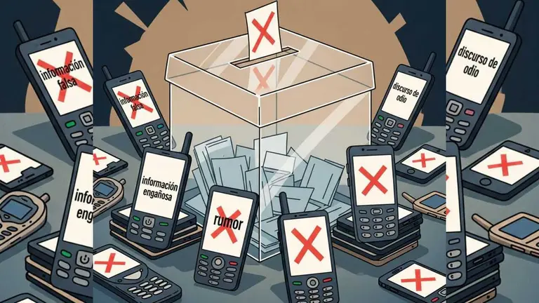 Imagen referencial de desinformaci&oacute;n. CORTES&Iacute;A