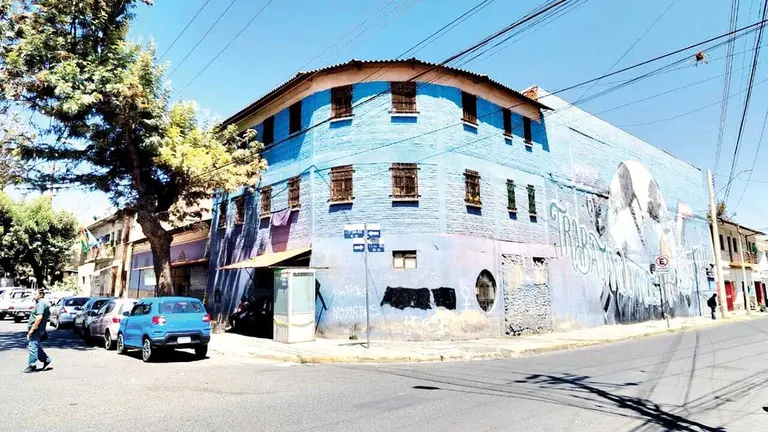 El frontis del recinto penitenciario femenino de Cochabamba./ MELISSA REVOLLO