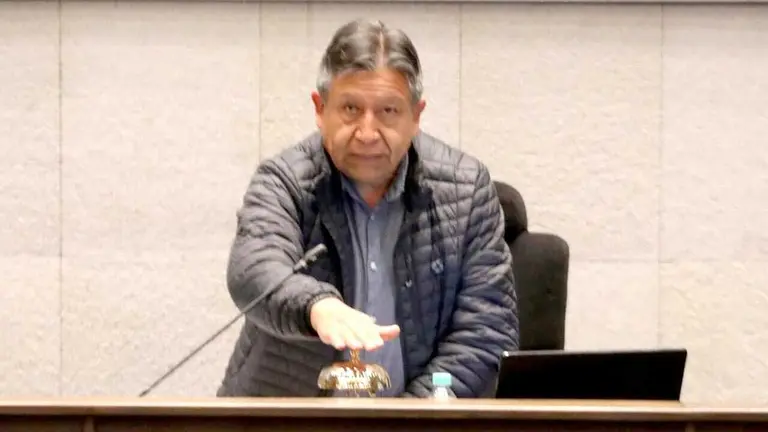 El presidente de la Asamblea, David Choquehuanca./ VICEPRESIDENCIA