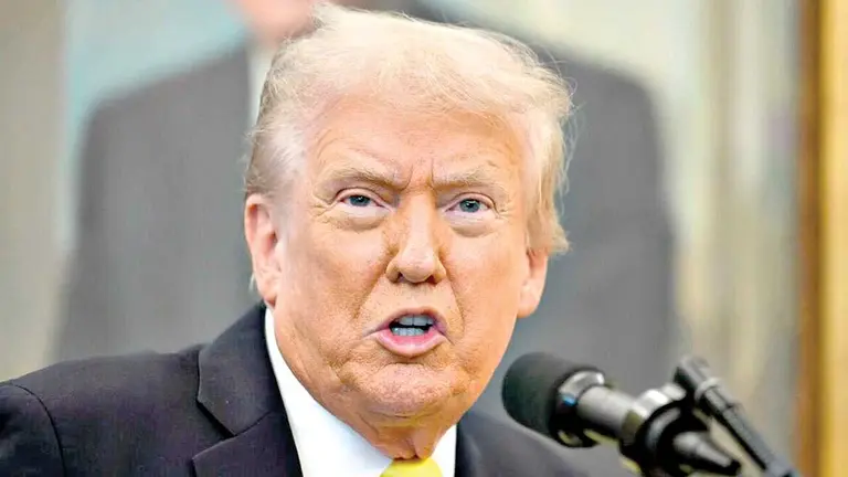El presidente Donald Trump en una fotograf&iacute;a de archivo./ LOS ANGELES TIMES