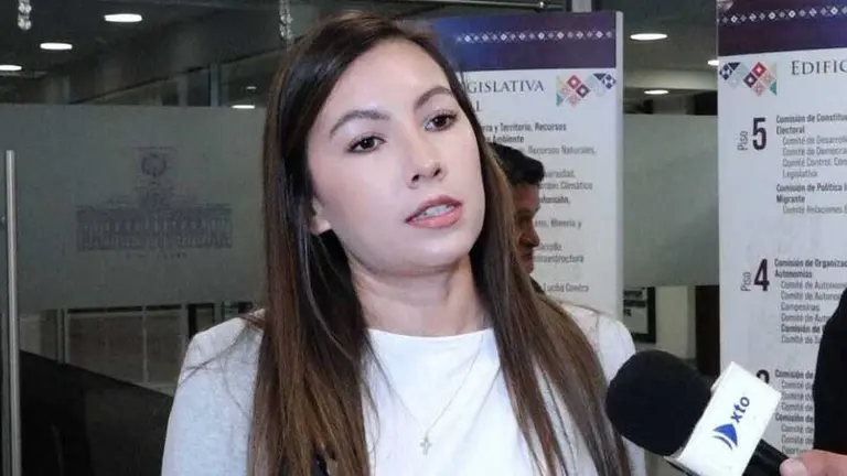 La diputada de Comunidad Ciudadana (CC), Mayra Zalles. CORREO DEL SUR