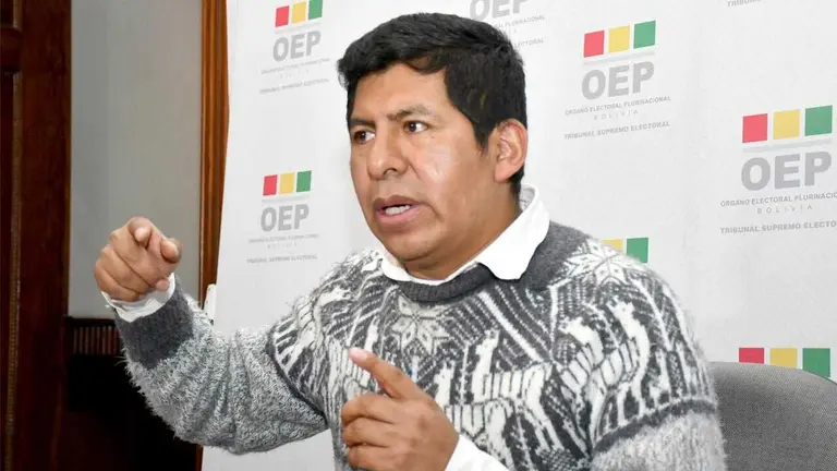 El vocal del Tribunal Supremo Electoral (TSE), Tahuichi Tahuichi./ APG