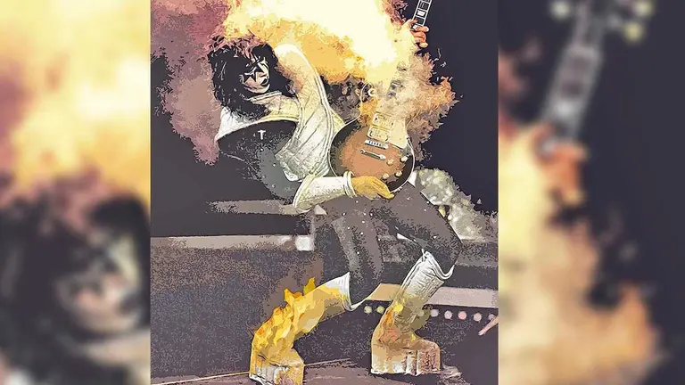 El guitarrista de Kiss Ace Frehley./ PIXELS