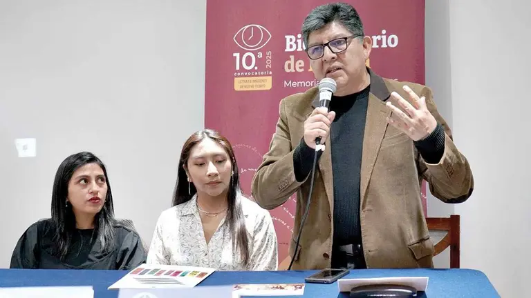 El director del Centro de la Revolución Cultural (CRC), David Aruquipa. /  CRC