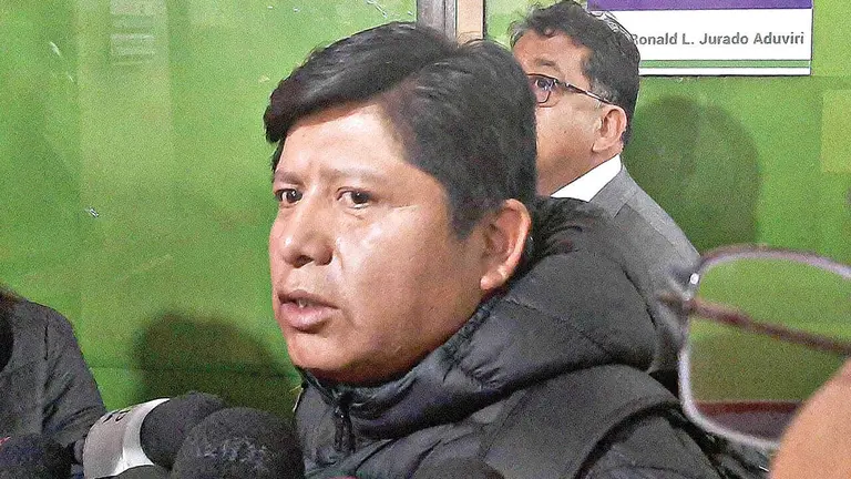 Juan Carlos Huarachi, exdirigente de la COB. ARCHIVO