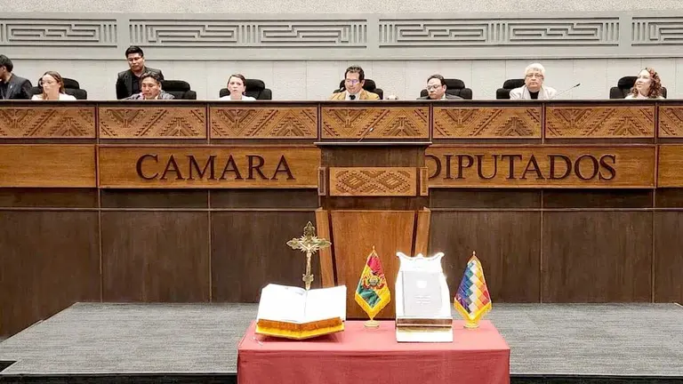 La directiva de la Cámara de Diputados./ ABI