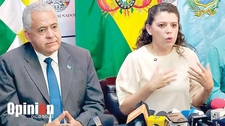 Los diputados de Unidad, Luis Laredo y Daniela Cabrera./ DICO SOL&Iacute;S