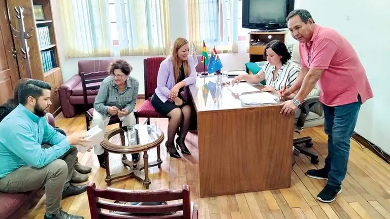 Reuni&oacute;n de parlamentarios suplentes del PDC y de Unidad, este 10 de noviembre./ MELISSA REVOLLO