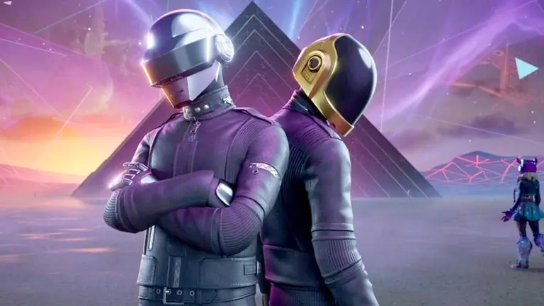Daft Punk presenta video "Contact" inspirado en Fortnite./ INDIE HOY
