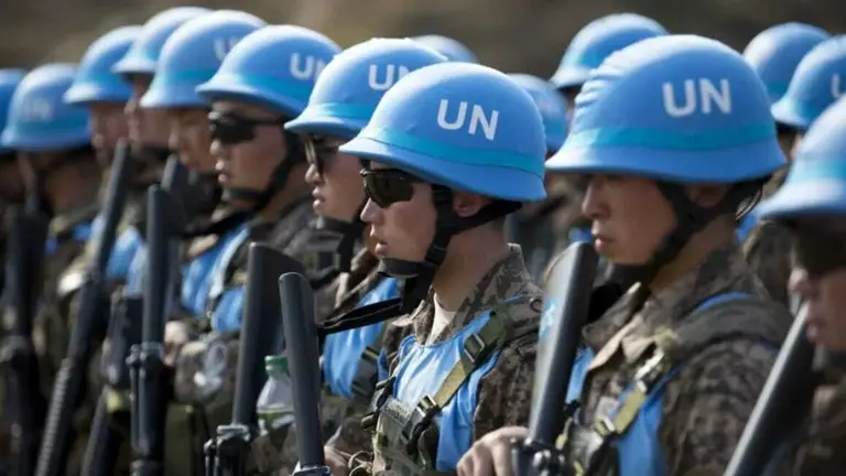 Cascos azules de la ONU. RRSS