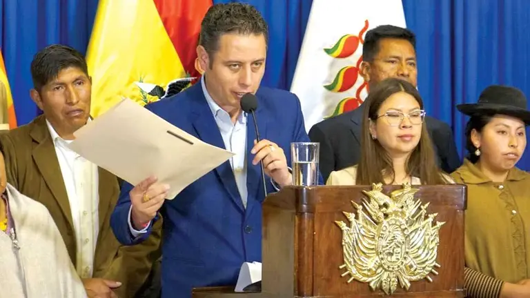 Edmand Lara, vicepresidente del Estado./ APG