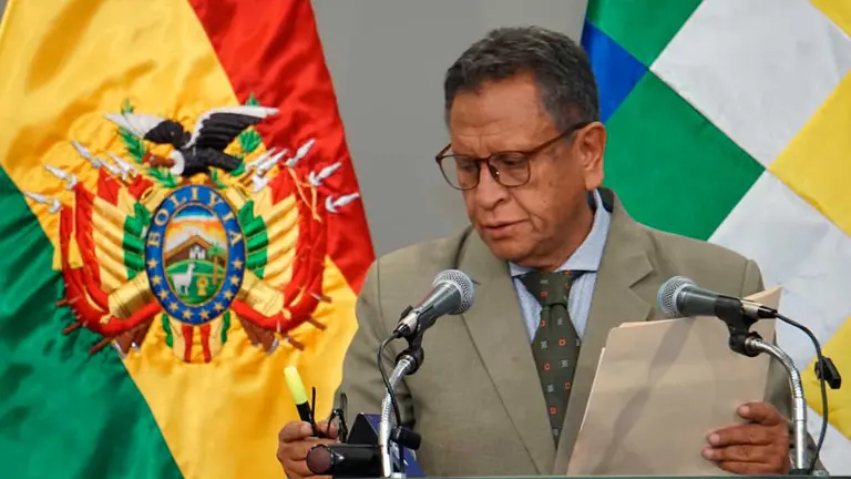 El ministro de Gobierno, Marco Antonio Oviedo./APG