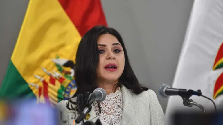 La vocera presidencial, Carla Faval. JPG