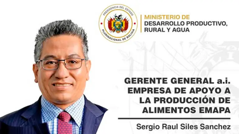 Emapa hizo conocer la noticia sobre la designaci&oacute;n. / EMAPA
