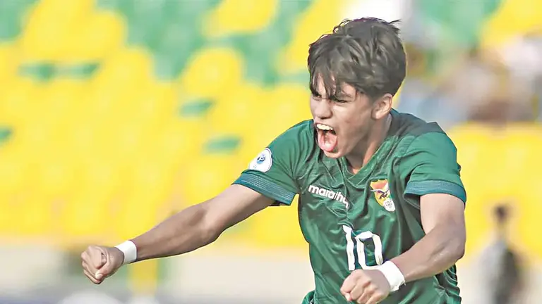 Jes&uacute;s Maraude destaca como la joya boliviana en ascenso.  / FBF