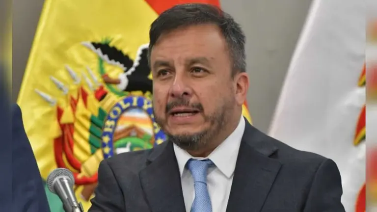 Mauricio Medinaceli, ministro de Hidrocarburos. APG