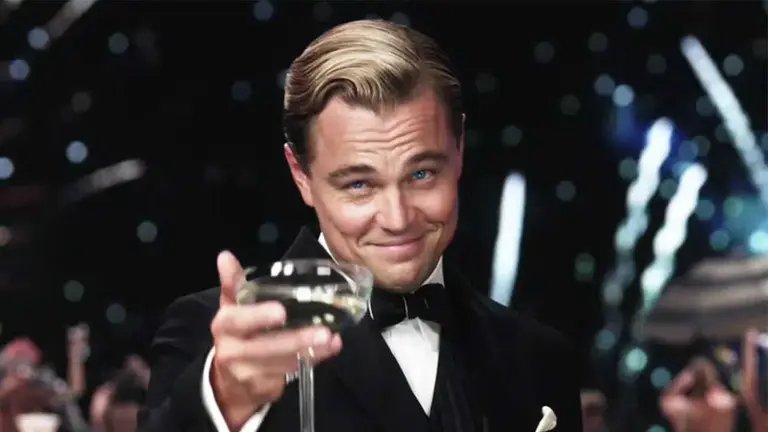 Leonardo DiCaprio en El gran Gatsby (2013). RRSS