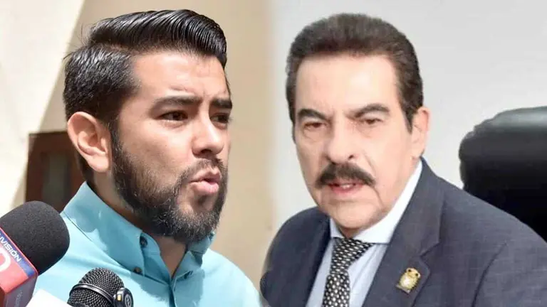 El diputado Julio Carvajal y el alcalde candidato Manfred Reyes Villa./ DICO SOL&Iacute;S