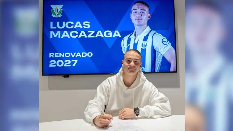 Lucas Macazaga seguirá siendo Pepinero./ CD LEGANÉS