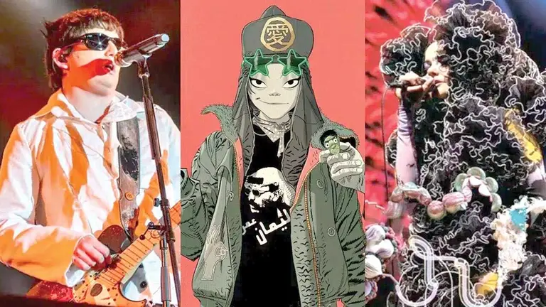 Las agrupaiones y cantantes Dillom - Gorillaz - Bj&ouml;rk./ INDIE HOY