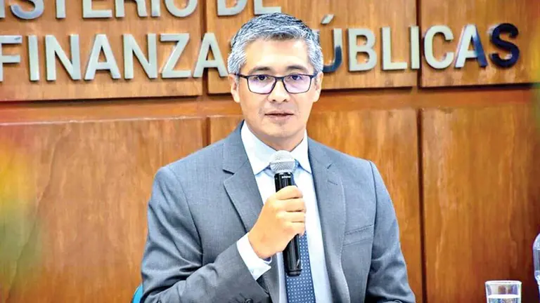 El ministro de Econom&iacute;a, Gabriel Espinoza./ ABI