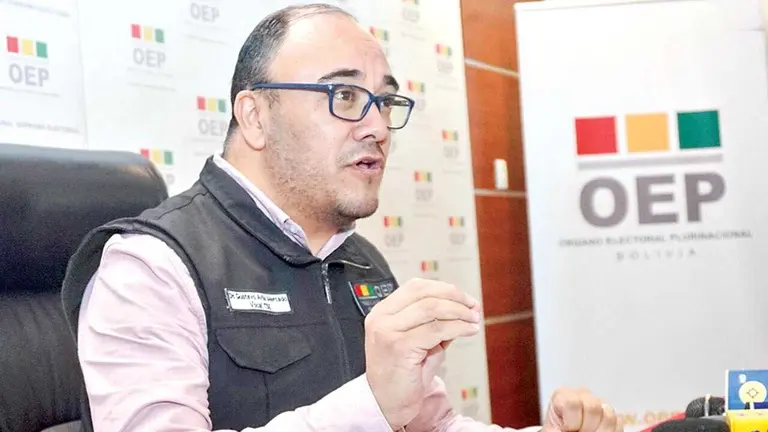 El presidente del TSE, Gustavo &Aacute;vila./ APG